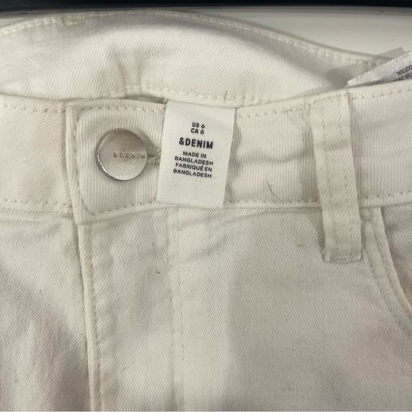 WHITE DENIM SKIRT - Picture 2 of 2